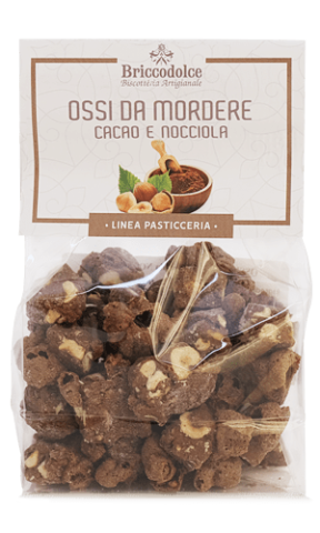 Ossi da mordere cacao e nocciole pack 100g